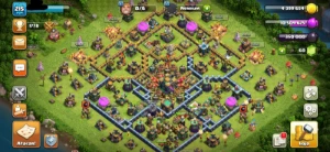 Cv14 Praticamente Full Th14 Barato Top C/ Skins 6 Construtor - Clash of Clans