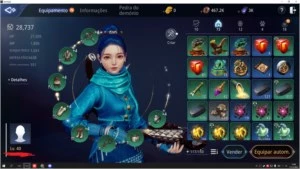 CONTA MIR4 LVL 40 PRONTA PRA MINERAR