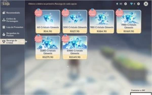 Xiao + Zong + Kequing T5* + 2 Armas T5* + 1 arma do Passe - Genshin Impact