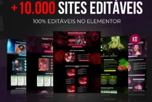 Pack +10.000 Sites Editaveis Elementor Premium 2026 - Arte Digital Artes Canva