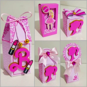 Arquivo Caixinhas Barbie | Silhouette Studio - Arte Digital Artes Canva