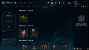 CONTA TOP - 69 SKINS - League of Legends LOL