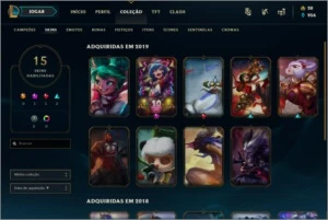 CONTA LOL LVL 62 44 CHAMP - League of Legends
