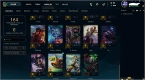 CONTA LOL LVL 62 44 CHAMP - League of Legends