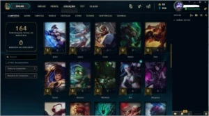 CONTA LOL LVL 62 44 CHAMP - League of Legends