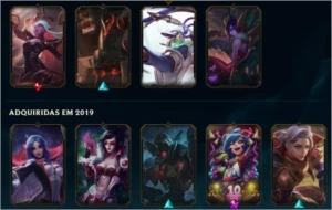 Conta lol, level 130, 63 skins e 97 personagens - League of Legends