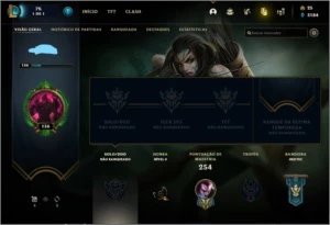 Conta lol, level 130, 63 skins e 97 personagens - League of Legends