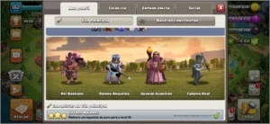 CV12 SEMI FULL TH12 BEM UPADA 2 SKINS PAISAGEM 2400 GEMAS - Clash of Clans