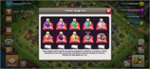 CV12 SEMI FULL TH12 BEM UPADA 2 SKINS PAISAGEM 2400 GEMAS - Clash of Clans
