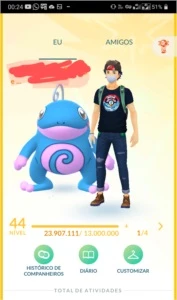 Vendo conta Pokémon Go nível 44