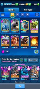 Conta Topzera Com 5 Evoluções [Troféus: 7400] [Nivel 43] - Clash Royale