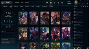conta LOL 314 skins - League of Legends