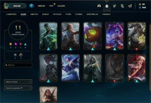 Conta ouro 4 com 29 Champs e 11 Skins + 1 Fragmento - League of Legends LOL