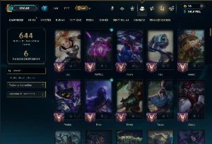 Unranked com TODOS os Champs e 122 Skins ( MID / ADC / TOP ) - League of Legends LOL