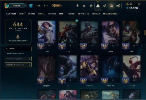 Unranked com TODOS os Champs e 122 Skins ( MID / ADC / TOP ) - League of Legends LOL