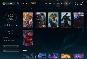 Unranked com TODOS os Champs e 122 Skins ( MID / ADC / TOP ) - League of Legends LOL