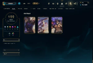 Unranked com TODOS os Champs e 122 Skins ( MID / ADC / TOP ) - League of Legends LOL