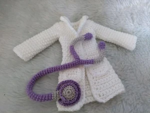 Amigurumi Profissões - Veterinária - Artesanato e Personalizados