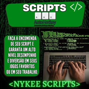 Script Autohotkey Para Games/Progs - Encomende O Seu! - Sites, Lojas e Sistemas Prontos Sites e Scripts