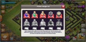 Clash of Clans cv11 Com skins de herois