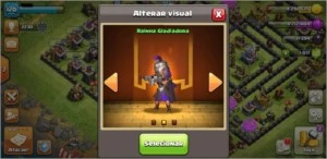 Clash of Clans cv11 Com skins de herois
