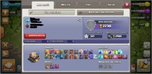 Clash of Clans cv11 Com skins de herois