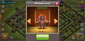 Clash of Clans cv11 Com skins de herois