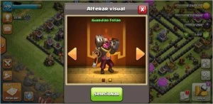 Clash of Clans cv11 Com skins de herois
