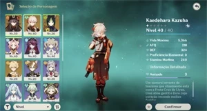 Ar30. Hutao, Kazuha, tighnari. Banner garantido - Genshin Impact