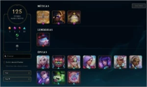 CONTA LEAGUE OF LEGENDS (145 SKINS) LOL
