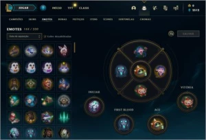 Conta de lol 189 skins - League of Legends