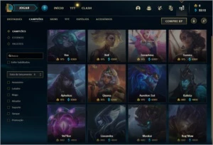 Conta de lol 189 skins - League of Legends