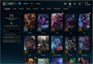 Conta barata pra smurfar - League of Legends LOL