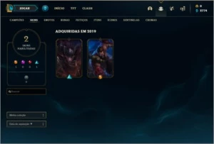 Conta barata pra smurfar - League of Legends LOL