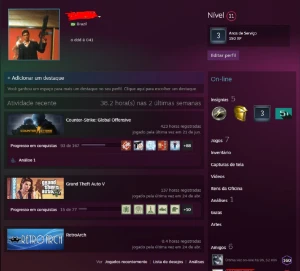 Conta Csgo Prime Com Gta 5 - Outros