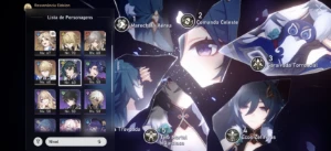 Lvl54. Luocha e1, Clara e1, huohuo, gepard, yanking, quingqu - Genshin Impact