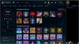 Conta de league of legends com 273 Skins super barato!!! LOL
