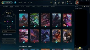 Conta de league of legends com 273 Skins super barato!!! LOL