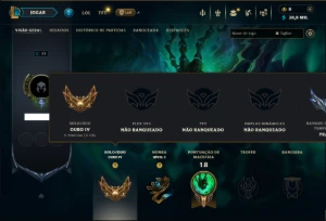 Ouro 4 com 35 Champs e 2 Skins