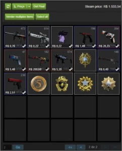 INVENTARIO CSGO - Counter Strike