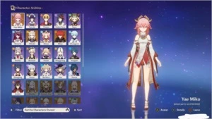 Genshin Impact Yae Miko, Albedo e Diluc AR50