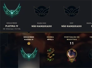 conta lol mmr de diamante - League of Legends
