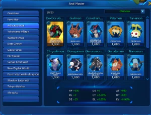 Conta DMW jump Gaiomon SSS - Digimon Masters Online DMO