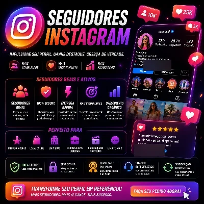 Seguidores Instagram - Curtidas e Views - Menor Preço! - Redes Sociais