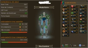 Conta quase max set - Runescape RS