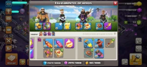 CV 16 FULL C/ Equipamentos 99% FULL - Clash of Clans