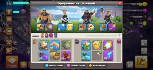 CV 16 FULL C/ Equipamentos 99% FULL - Clash of Clans