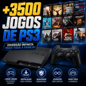 🎮 +3500 Jogos De Ps3 — Diversão Sem Limites! - Outros