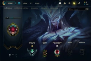 CONTA PLATINA SMURF MMR ALTO - League of Legends LOL