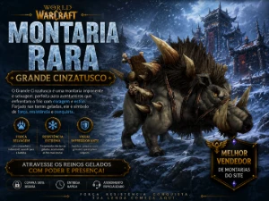 Montaria Grande Cinzatusco wow - Blizzard